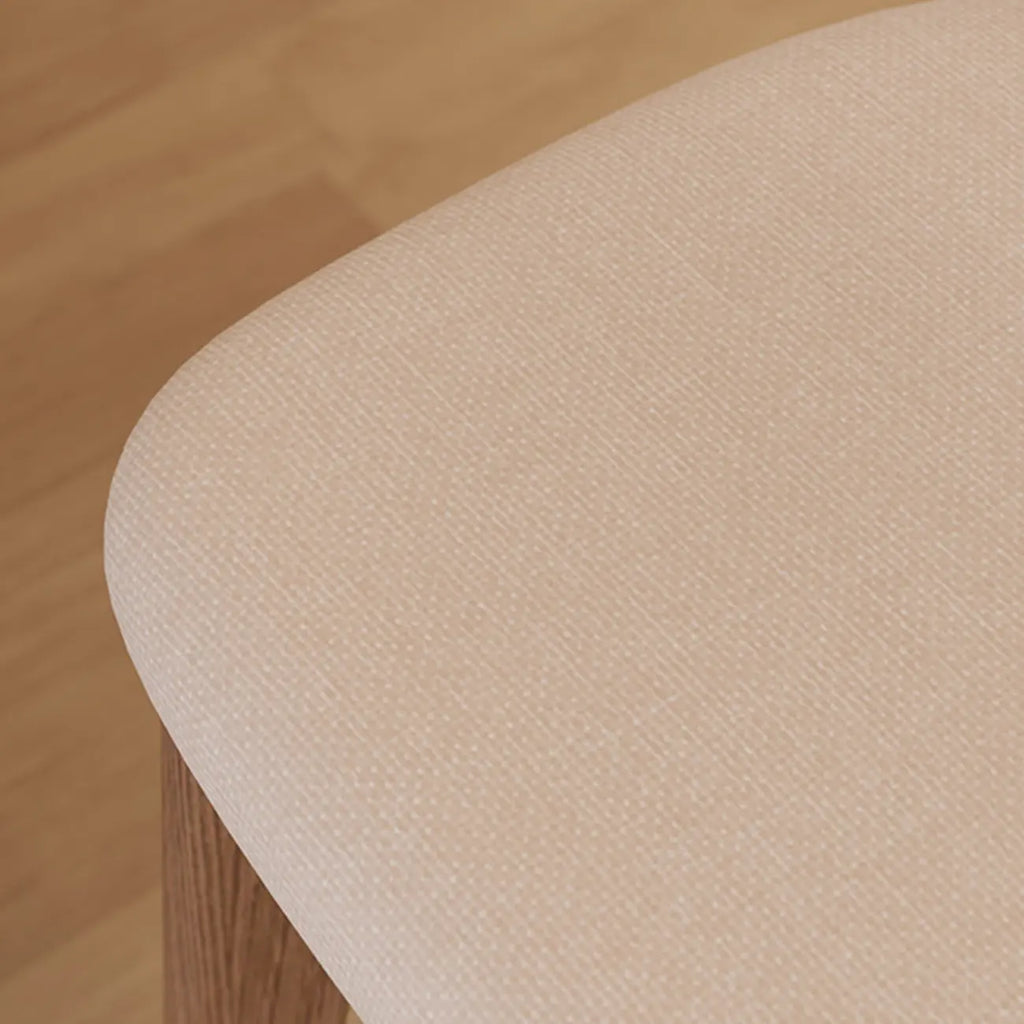Comfortable Square Brown Wood Bar Stool with Backs