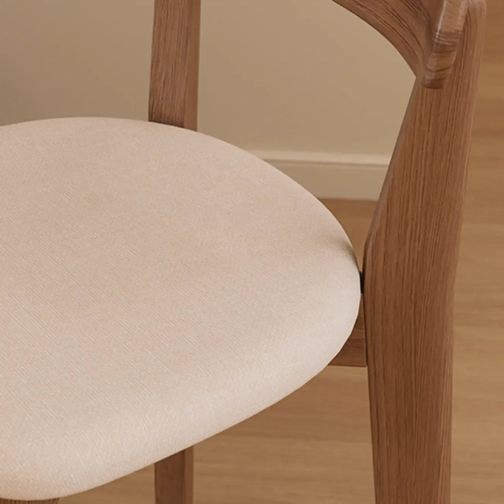 Comfortable Square Brown Wood Bar Stool with Backs