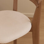 Comfortable Square Brown Wood Bar Stool with Backs