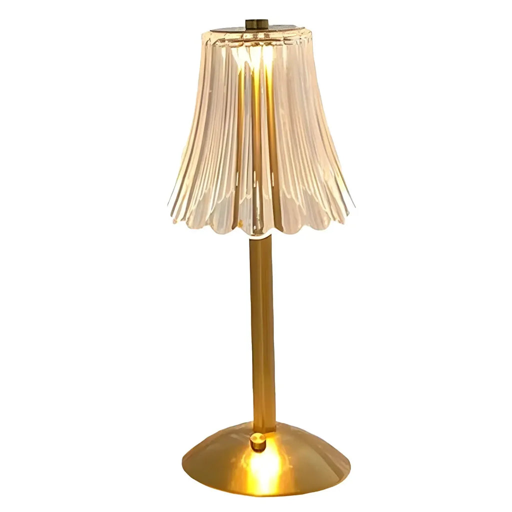 Crystal Table Lamp Stepless Dimming LED for Bedroom
