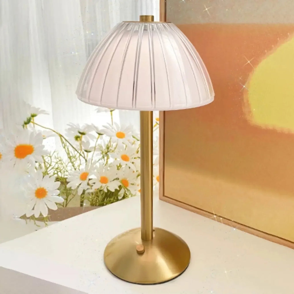 Crystal Table Lamp Stepless Dimming LED for Bedroom