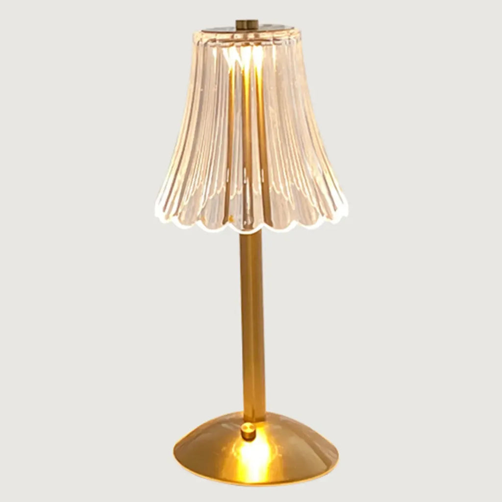Crystal Table Lamp Stepless Dimming LED for Bedroom
