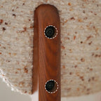 Modern Upholstered Low Back Wooden Dining Chair