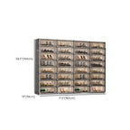 Durable Flip-up Glam Plastic Clear Shoe Boxes Stackable
