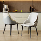 Modern Faux Leather Upholstered Dining Chair for Restaurants