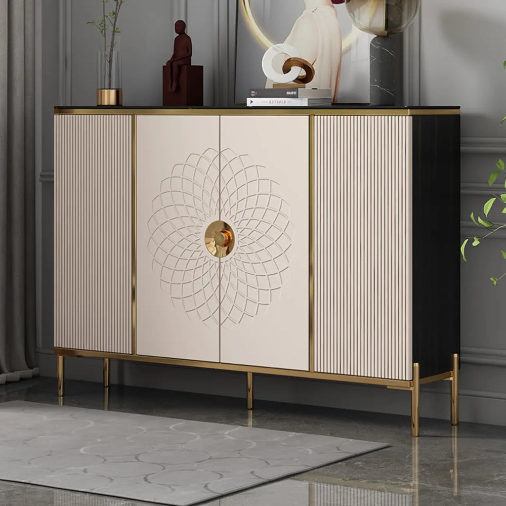 Freestanding Stylish Adjustable Shelves Shoe Storage Cabinet