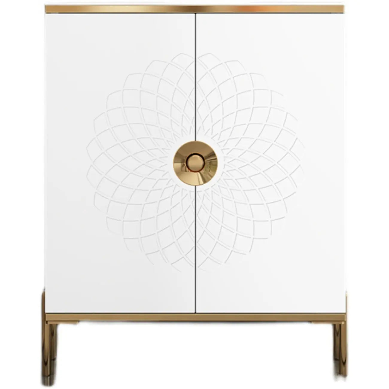 Freestanding Stylish Adjustable Shelves Shoe Storage Cabinet