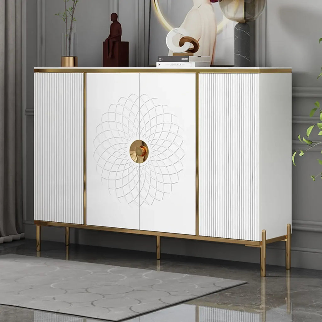 Freestanding Stylish Adjustable Shelves Shoe Storage Cabinet
