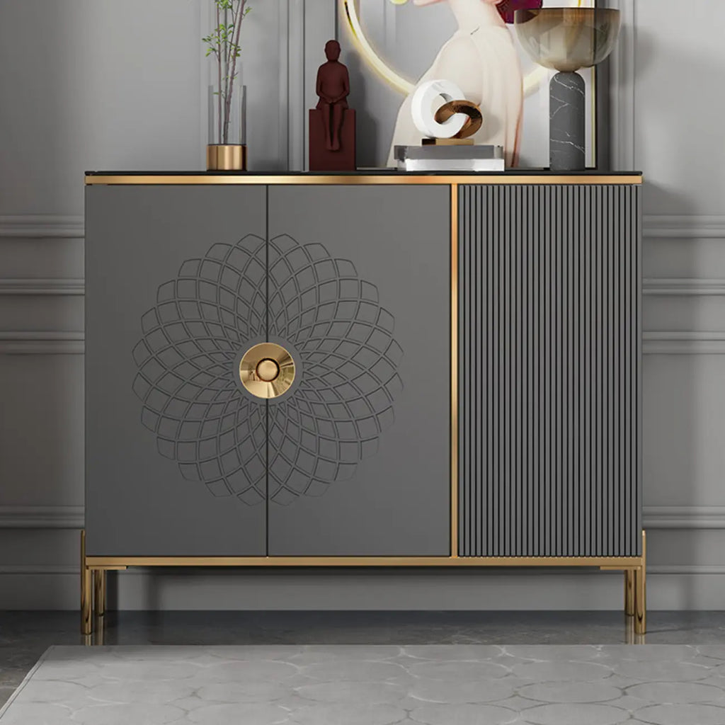 Freestanding Stylish Adjustable Shelves Shoe Storage Cabinet