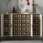 Freestanding Stylish Adjustable Shelves Shoe Storage Cabinet