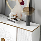 Freestanding Stylish Adjustable Shelves Shoe Storage Cabinet