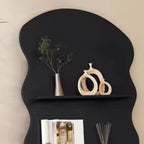 Brown Timber 3 Shelves Wood Bookcase Decorative Bookshelf