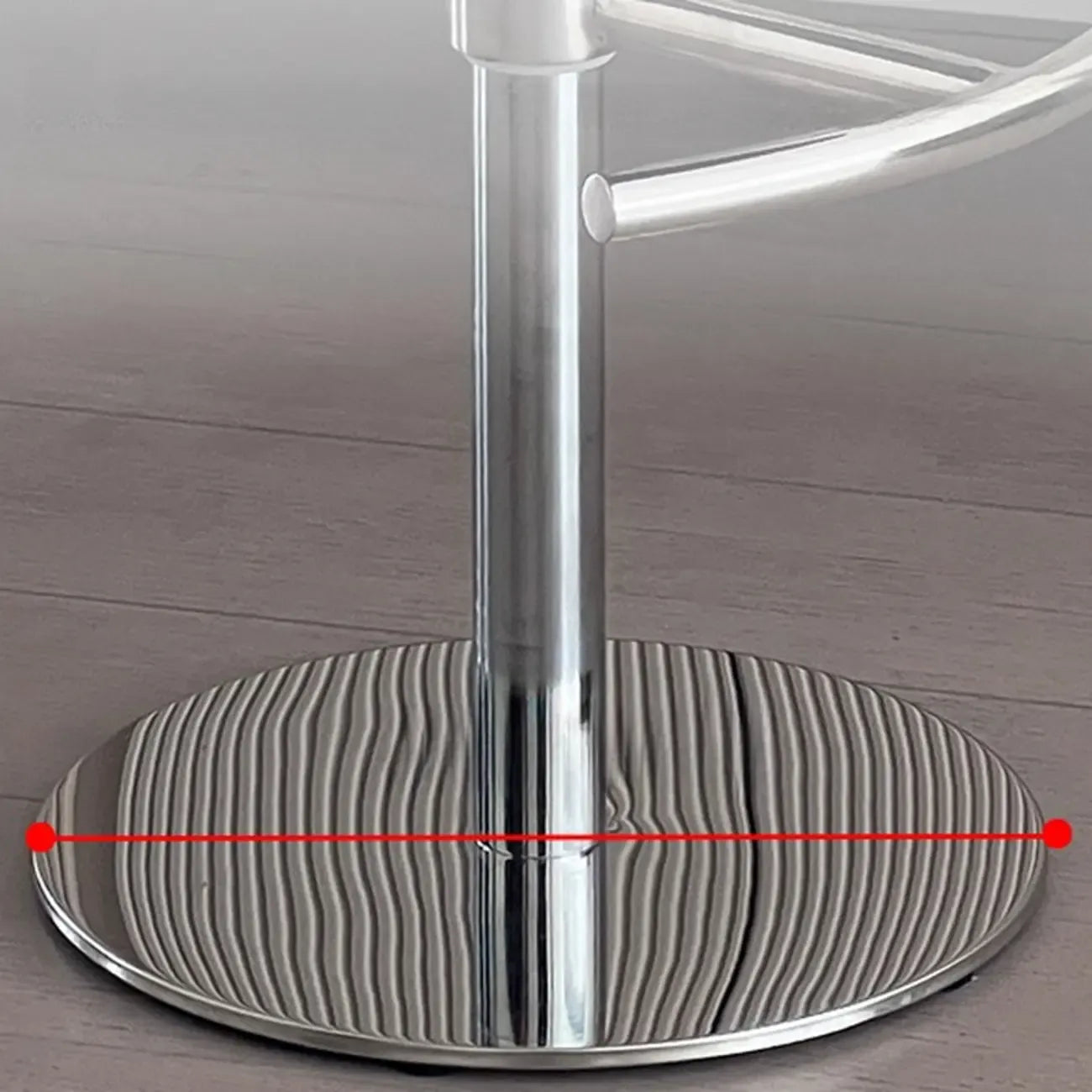 Minimalist Beige Leather Saddle Bar Stools