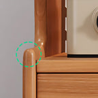 Nordic Adjustable Shelf 5 Drawers Wooden Sideboard Cabinet