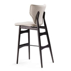 Modern Full-grain Cowhide Leather Saddle Bar Stools For Home