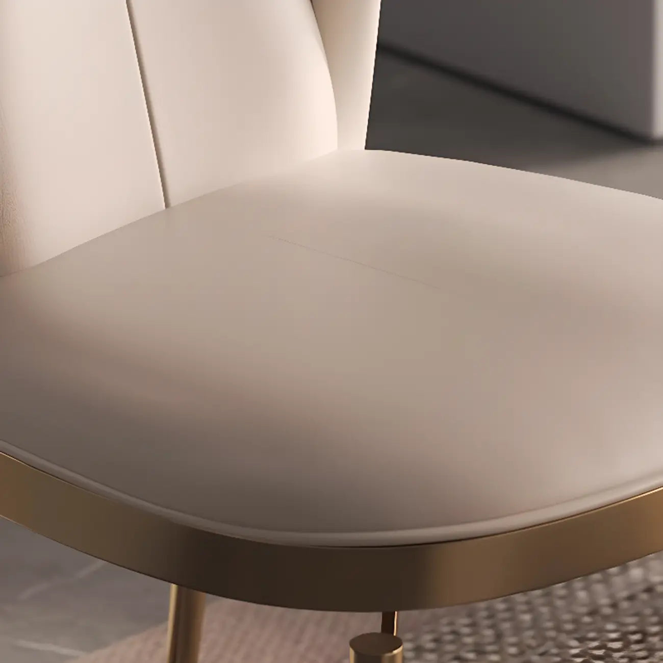 Modern Luxury Leather Upholstered Dining Chairs