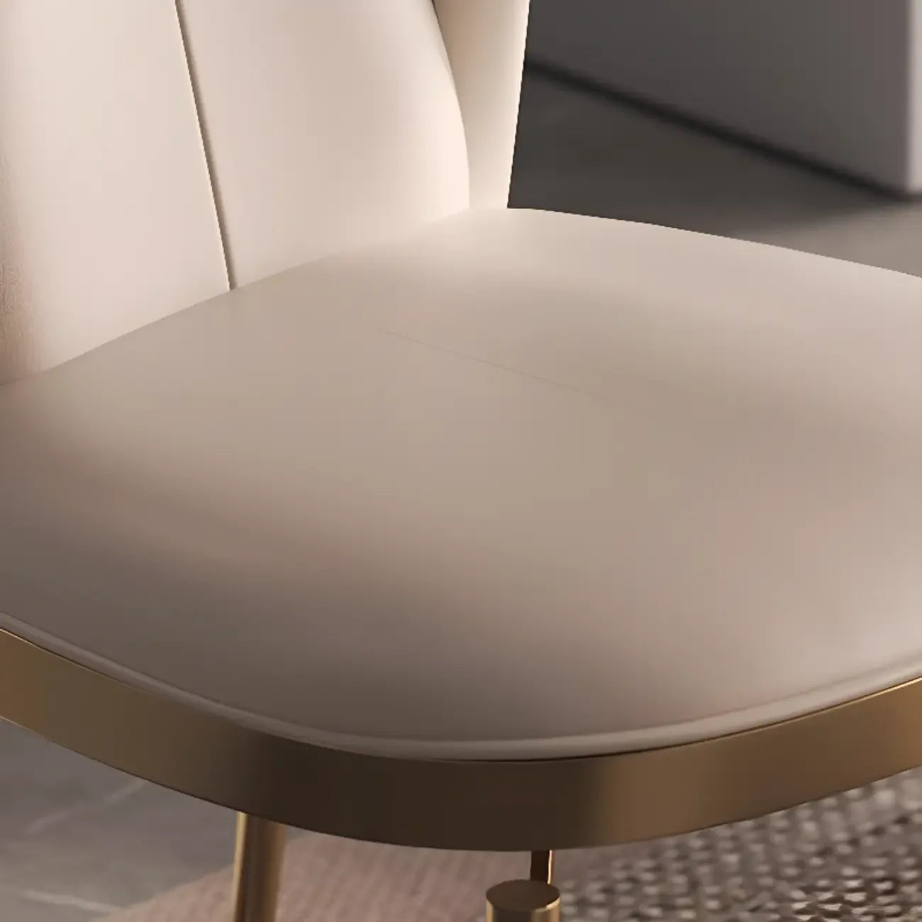 Modern Luxury Leather Upholstered Dining Chairs