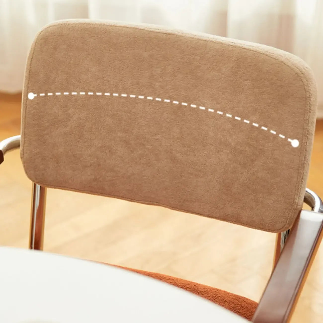 Modern Fabric Metal Frame Adjustable Office Chair