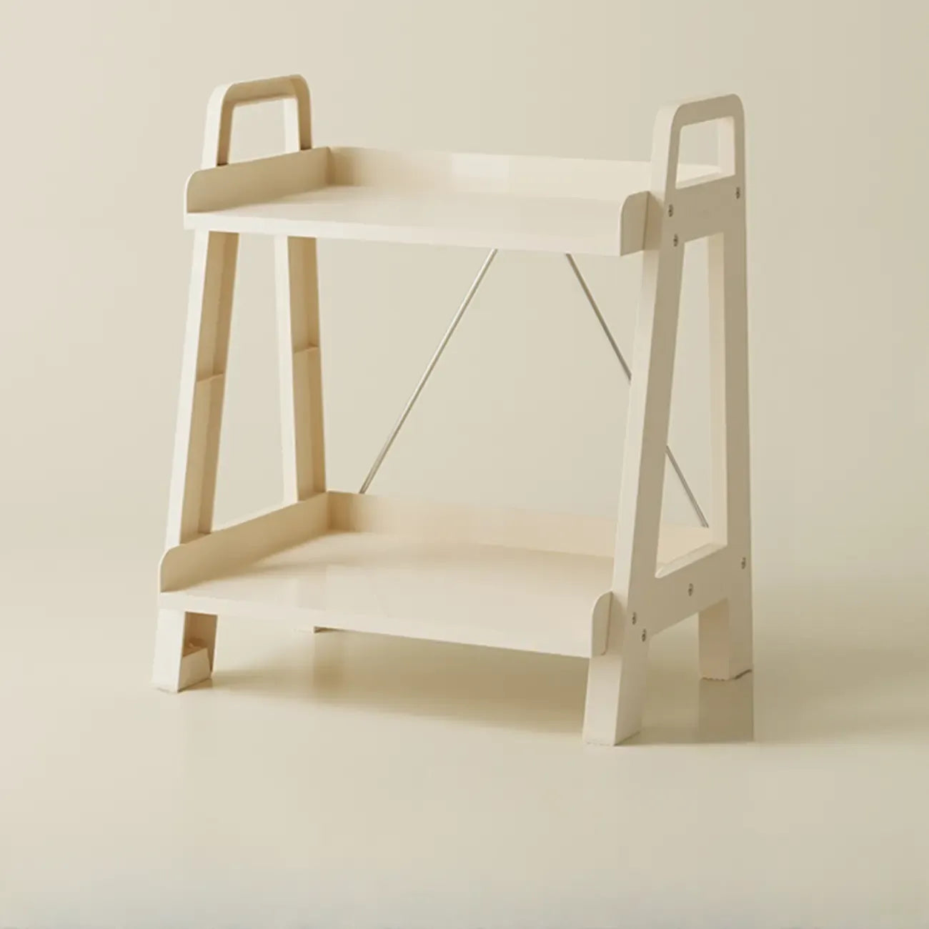 Modern Milky White Four Legs Acrylic Sofa End Table