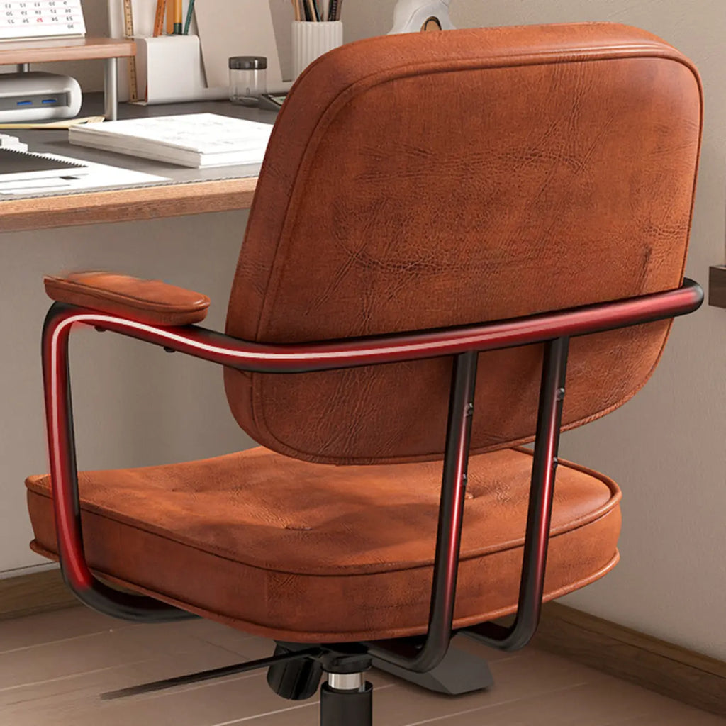 Adjustable Button-Tufted Upholstered Ergonomic Office Chair