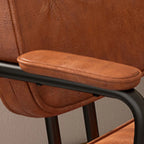 Adjustable Button-Tufted Upholstered Ergonomic Office Chair