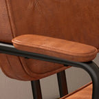 Adjustable Button-Tufted Upholstered Ergonomic Office Chair