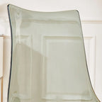 Modern Armless Plastic & Acrylic Dining Chair