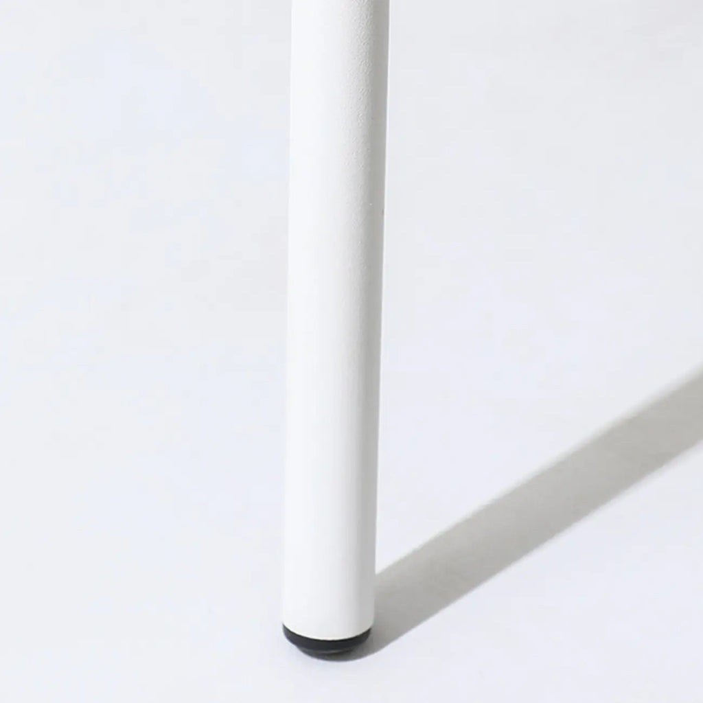 Modern Off-White Upholstered Full Back Dining Chair