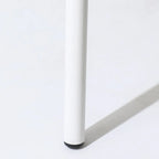 Modern Off-White Upholstered Full Back Dining Chair