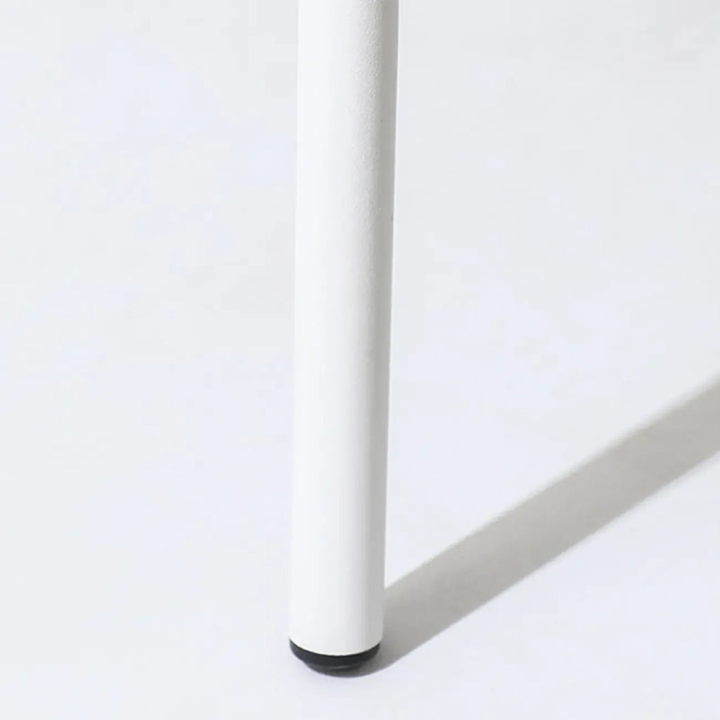 Modern Off-White Upholstered Full Back Dining Chair