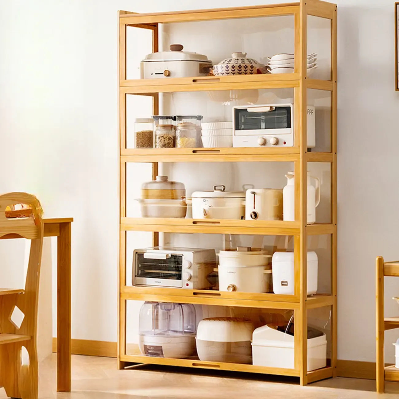 Bambusa Detached Modern Multifunctional Storage Sideboard