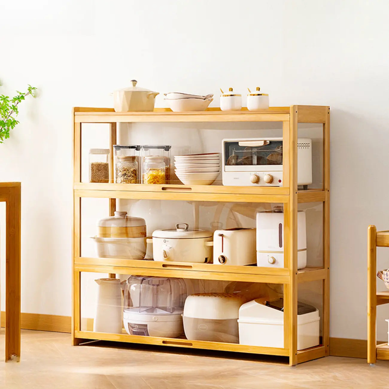 Bambusa Detached Modern Multifunctional Storage Sideboard