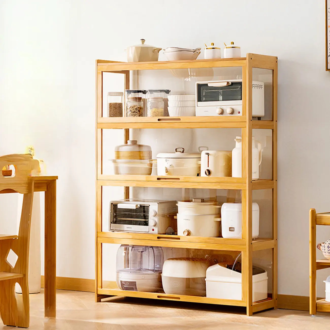 Bambusa Detached Modern Multifunctional Storage Sideboard