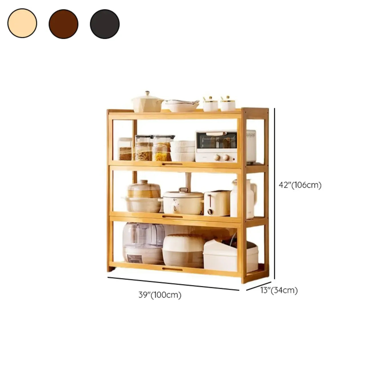 Bambusa Detached Modern Multifunctional Storage Sideboard