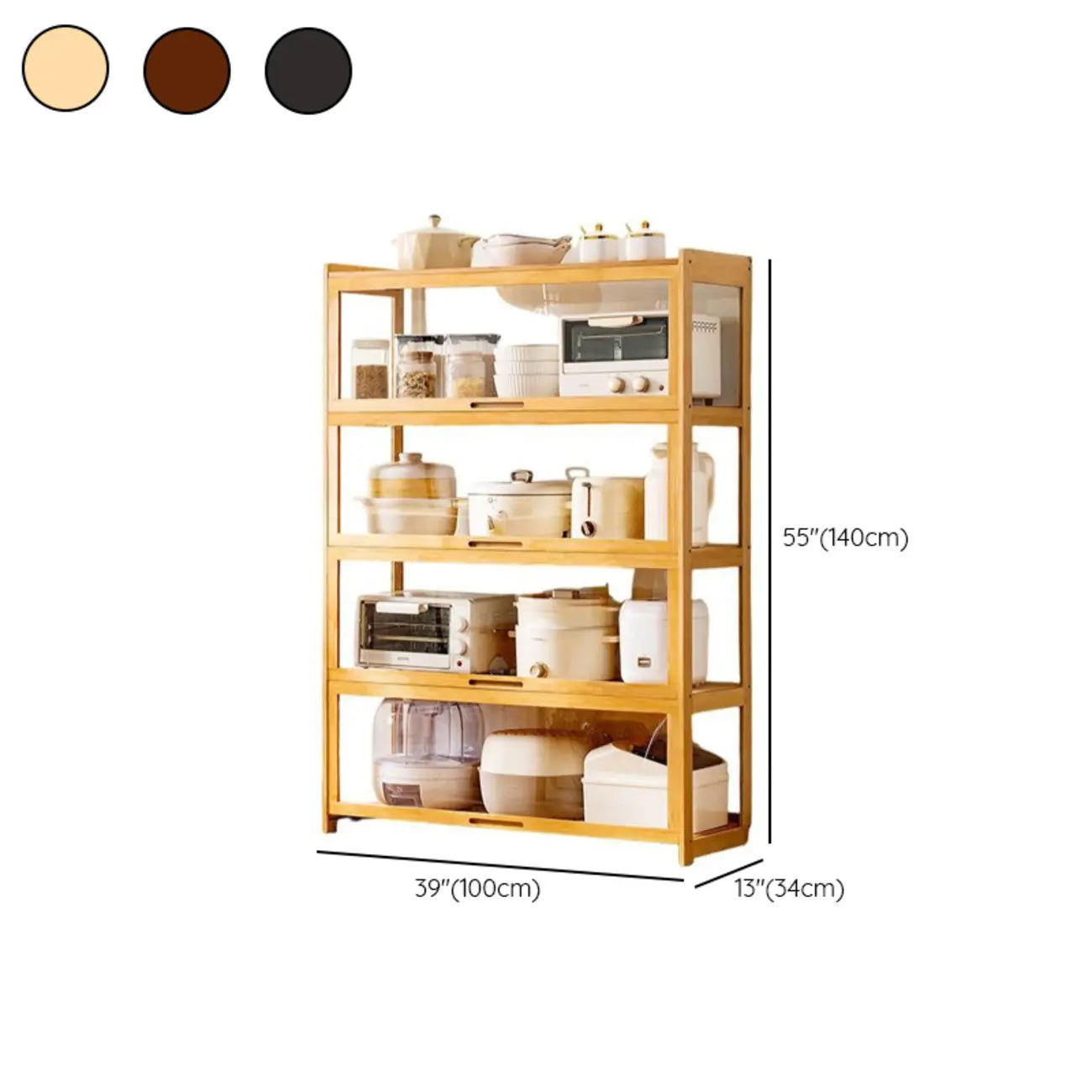 Bambusa Detached Modern Multifunctional Storage Sideboard