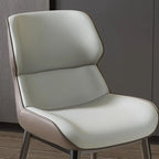 Modern Faux Leather Wingback Dining Chair Set of 2