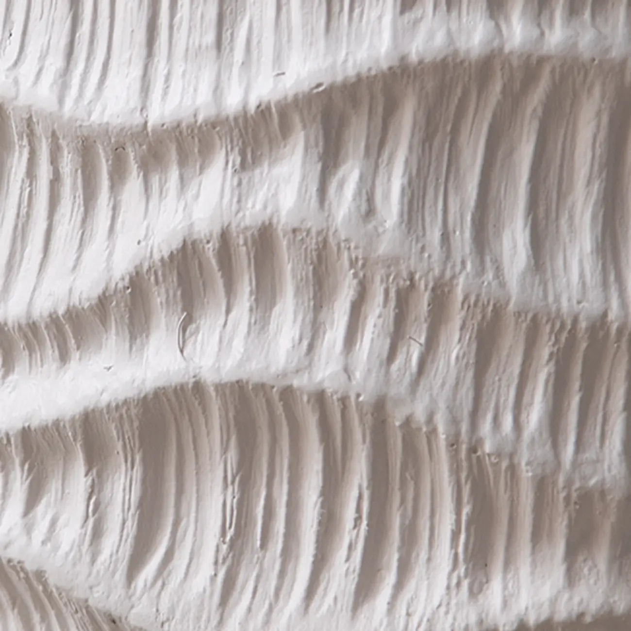 Elegant Drum Design White Wooden Side Table