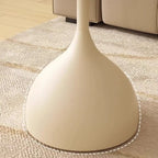 Classic Glass Pedestal Base Circular Chairside Table - Table Only