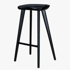 Bar Height Backless Wood Scandinavian Bar Stools