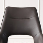 Modern Upholstered Open Back Armless Dining Chair