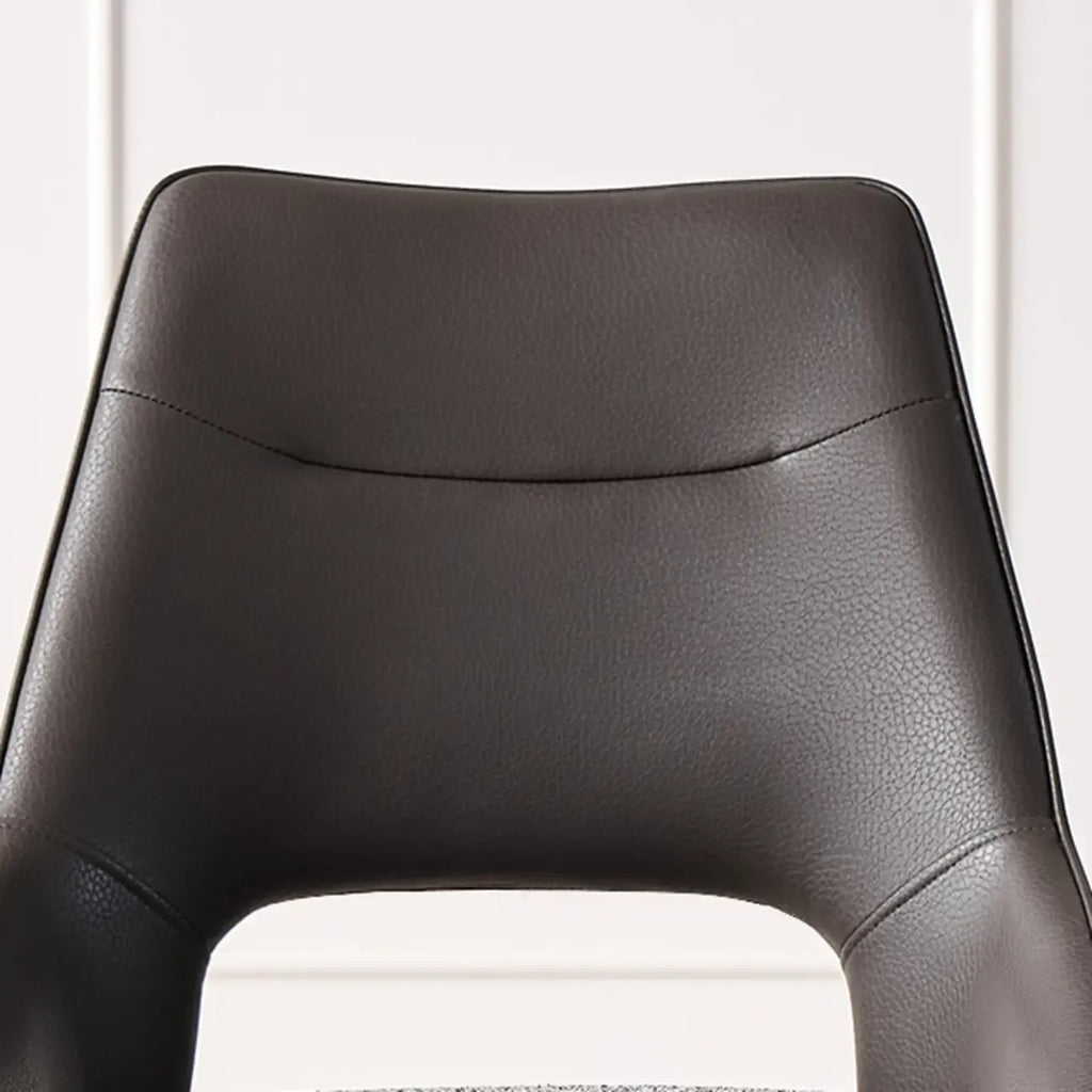 Modern Upholstered Open Back Armless Dining Chair