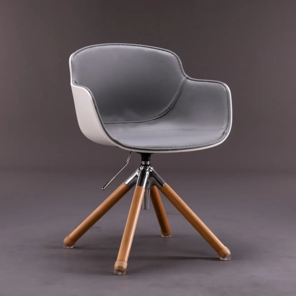 Modern Mid-Back Adjustable Swivel Armrest Office Chair