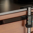 Modern Wooden Buffet Table with Storage Cabinets