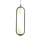 Chic Globe Black and Gold Pendant Light for Bedroom