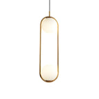 Chic Globe Black and Gold Pendant Light for Bedroom