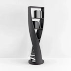 Contemporary Hourglass 5-tier Wooden Vertical Bookcase