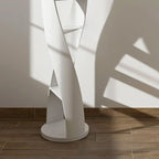Contemporary Hourglass 5-tier Wooden Vertical Bookcase