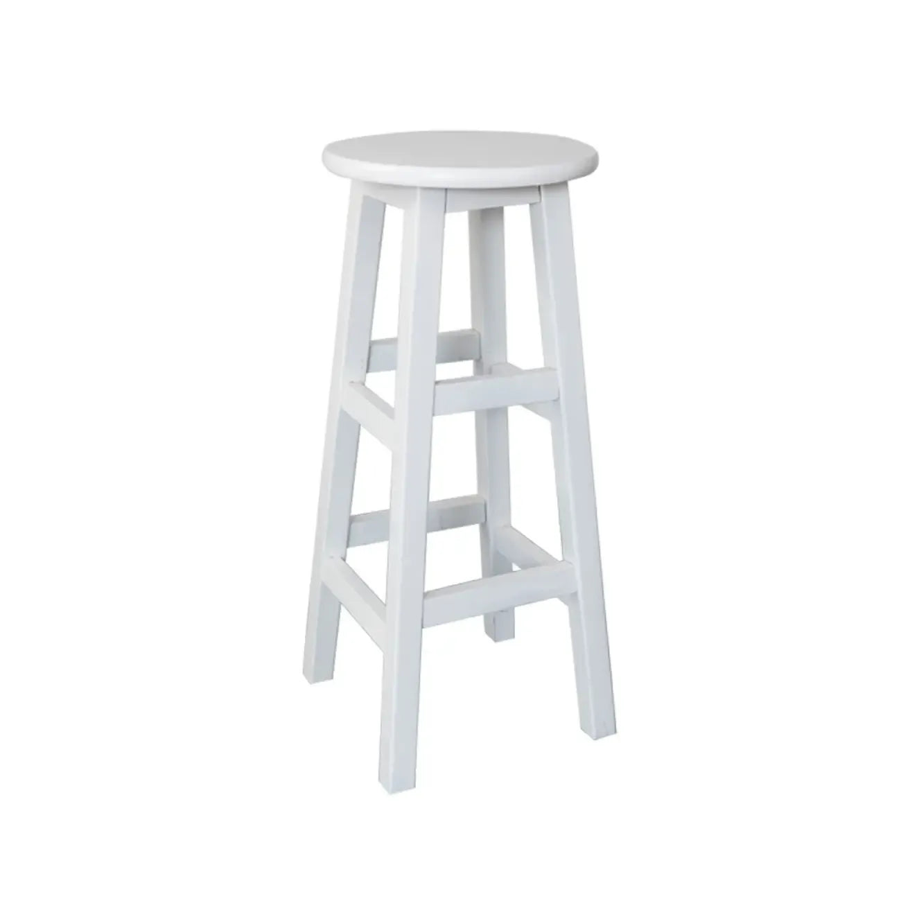 Counter Height Modern Wood Backless Bar Stools