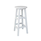 Counter Height Modern Wood Backless Bar Stools
