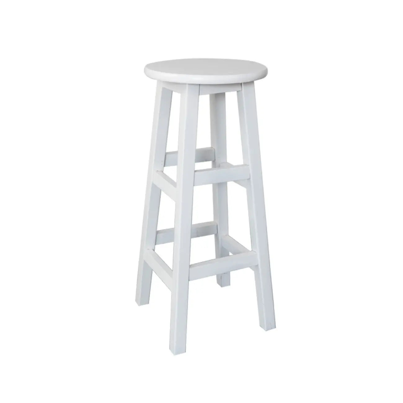 Counter Height Modern Wood Backless Bar Stools
